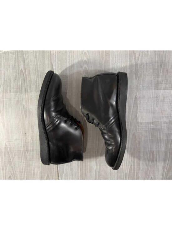 Red Wing 9196 Heritage Postman Black Chukka Boots Leather Mens US 8 D green tag main image 7